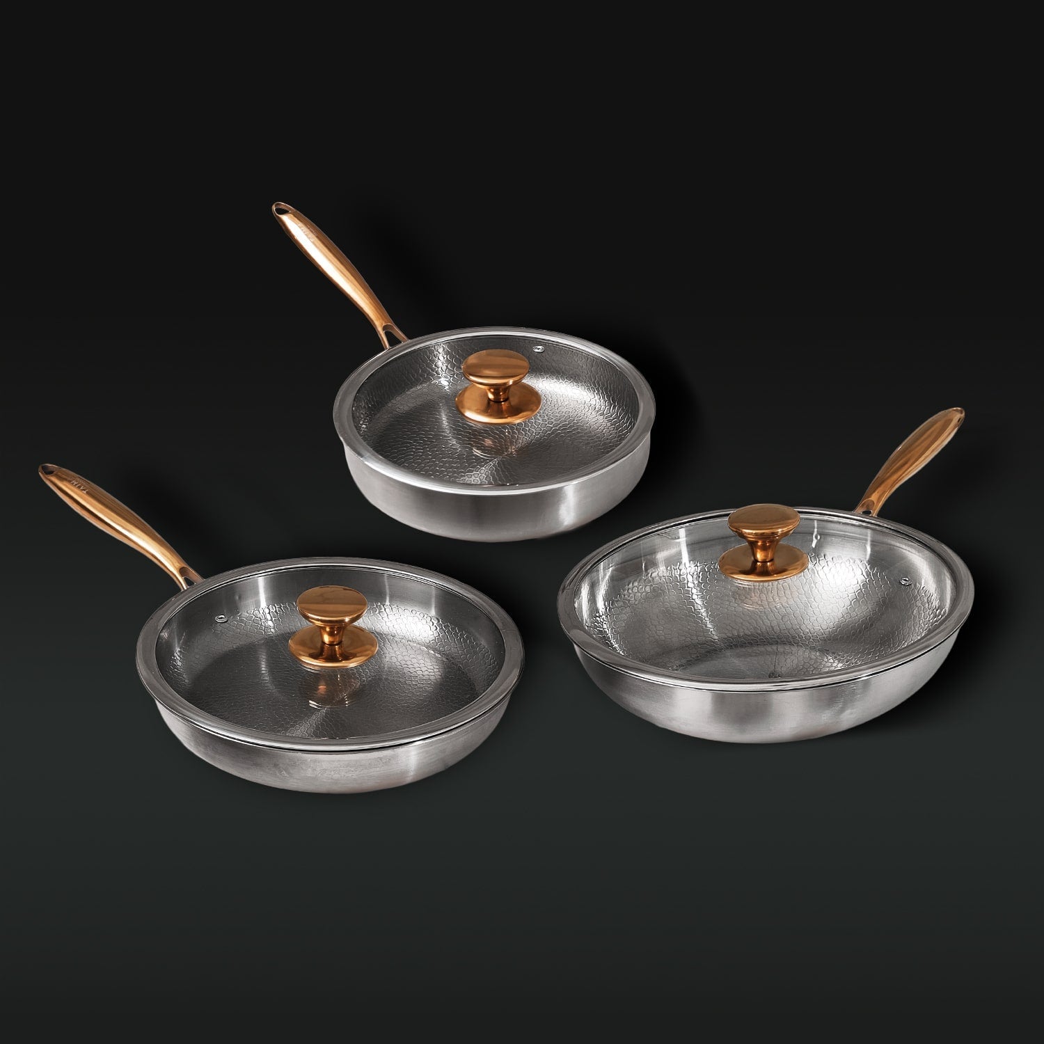 Signature-pannset i ren titan (6 delar)