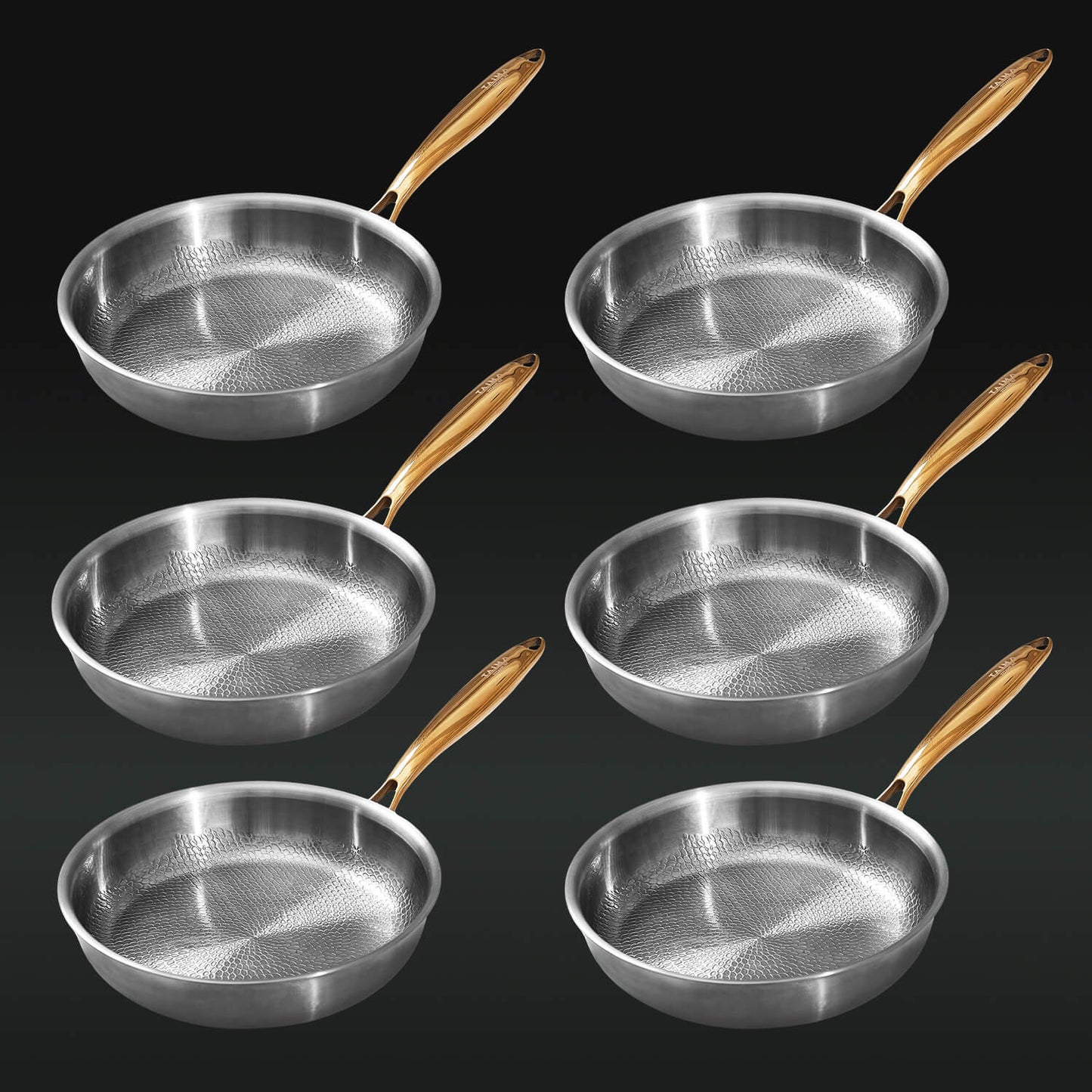 6x Taima Titanium Nutri Pan Pro