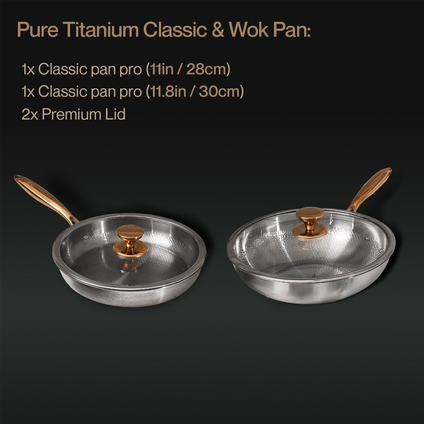 Ren titan – Klassisk panna & wok (4 delar)