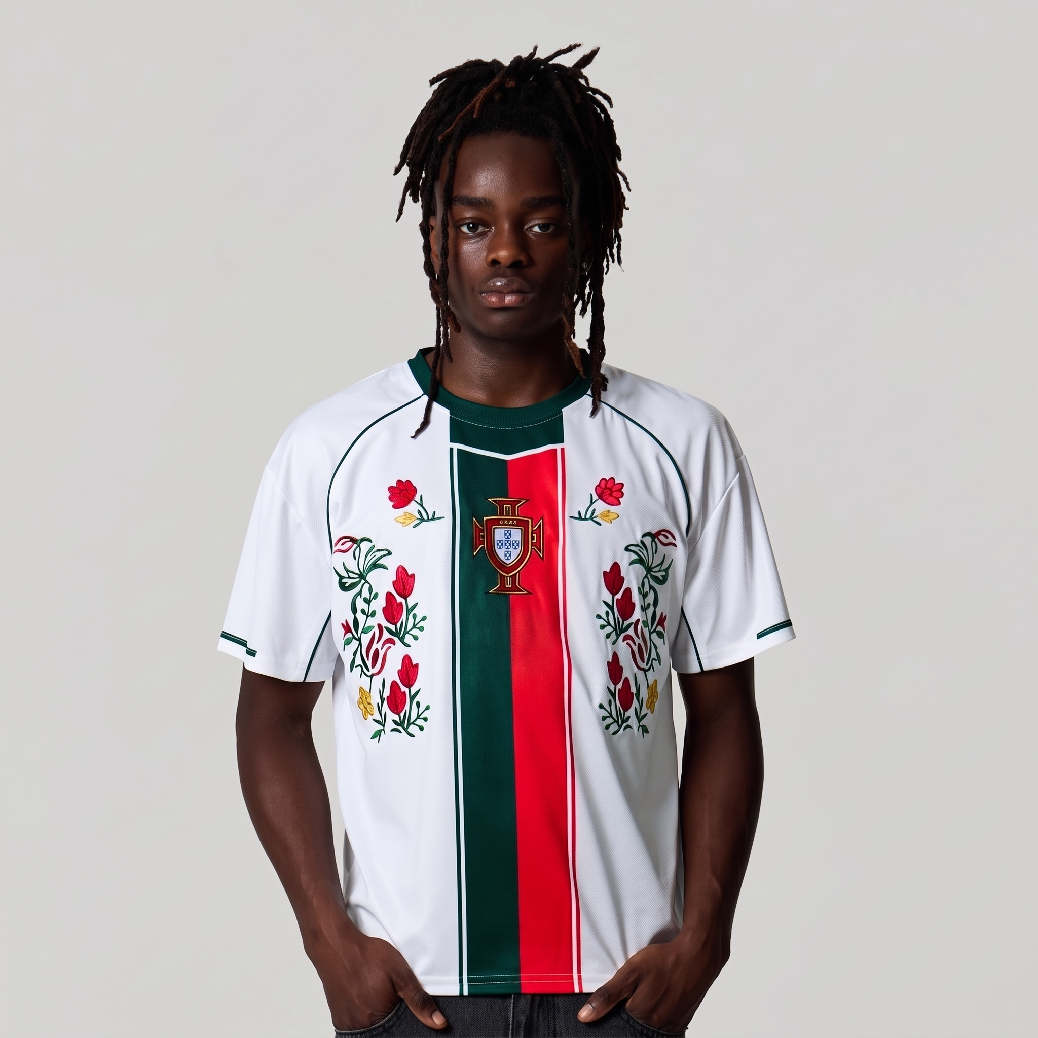 PORTUGAL EMBROIDERED JERSEY