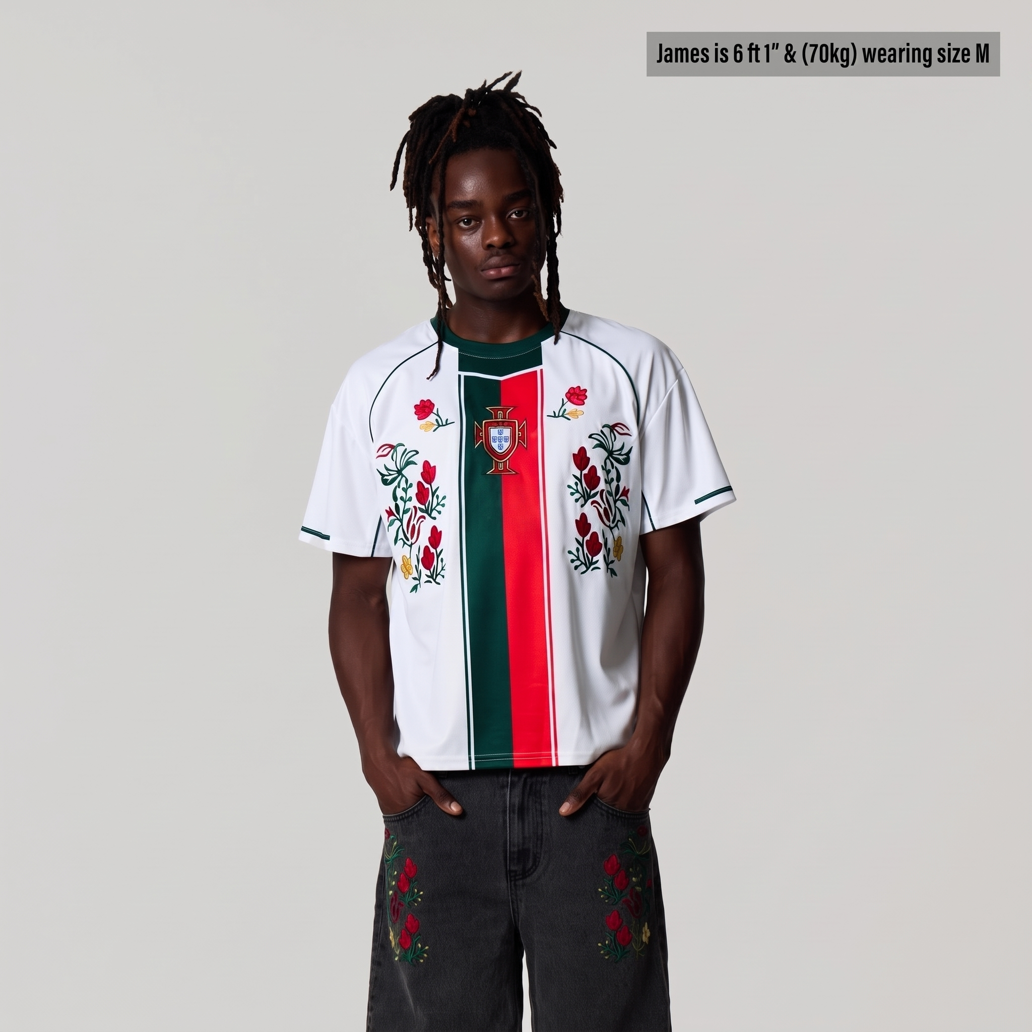 PORTUGAL EMBROIDERED JERSEY