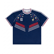 FRANCE EMBROIDERED JERSEY