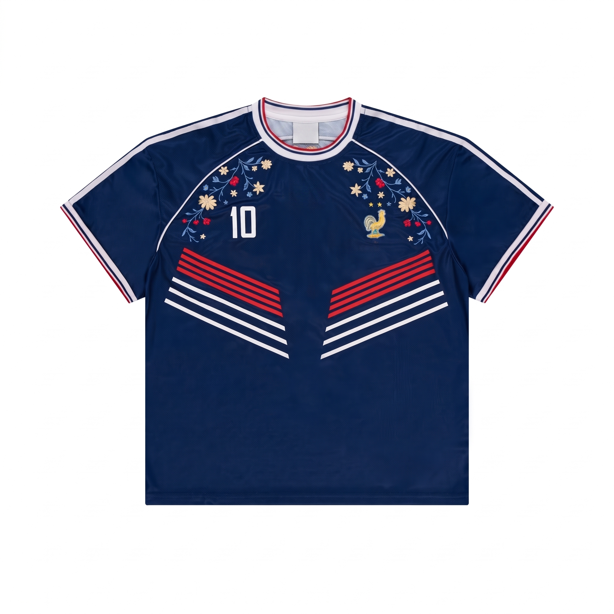 FRANCE EMBROIDERED JERSEY