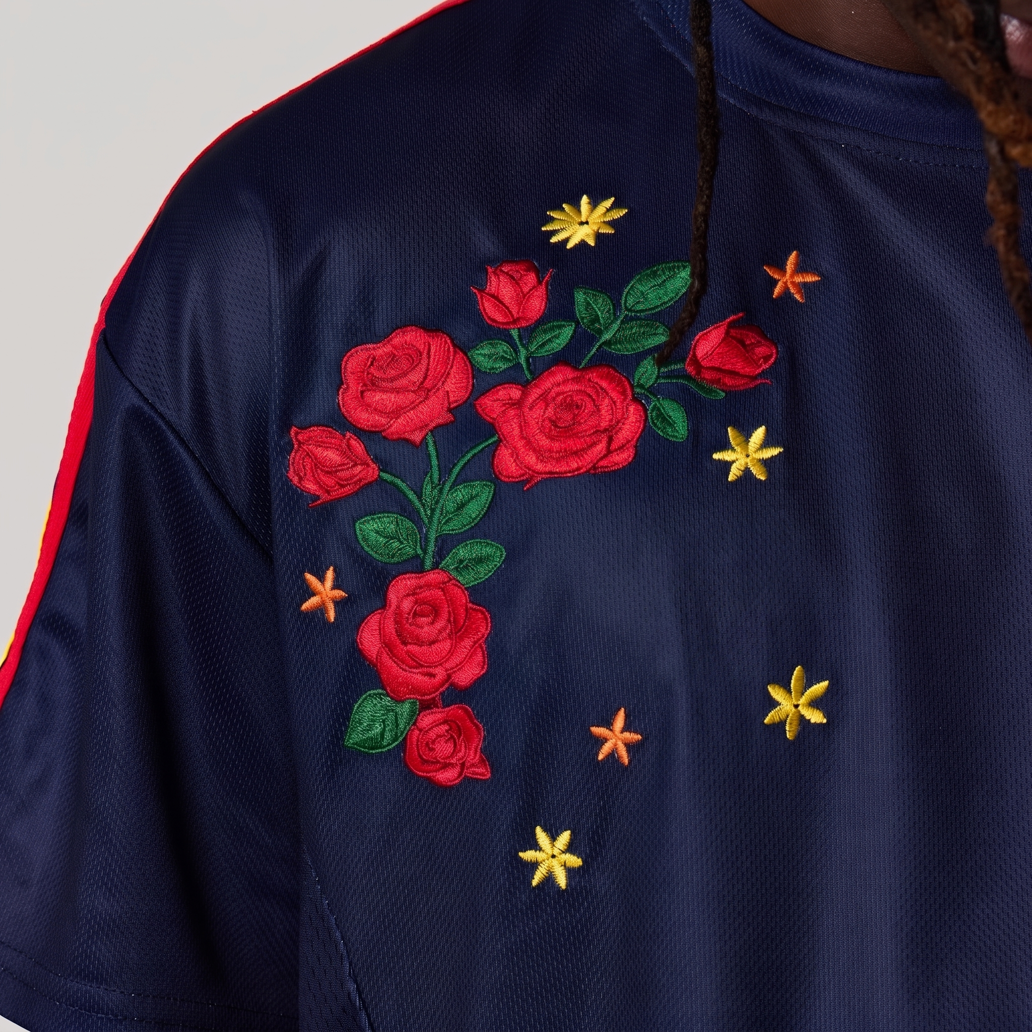 SPAIN EMBROIDERED JERSEY