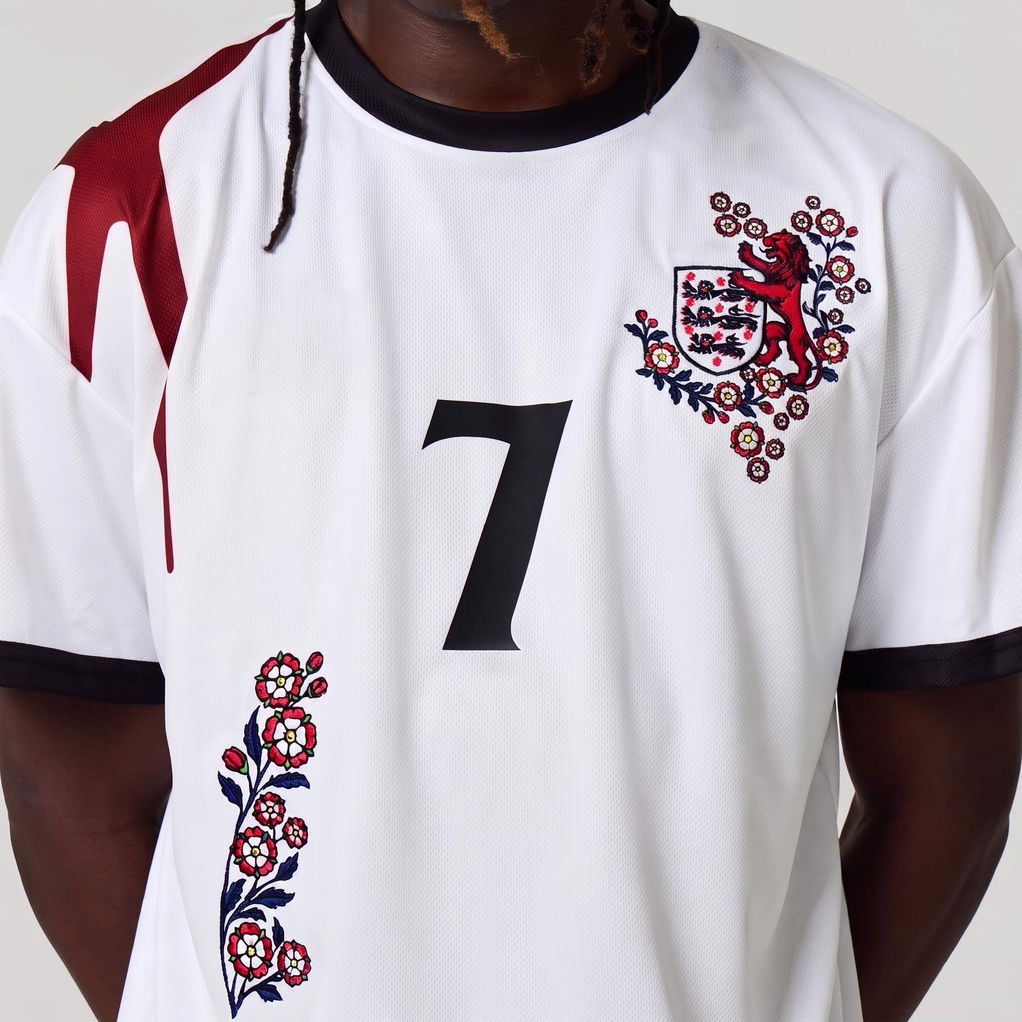 ENGLAND EMBROIDERED JERSEY