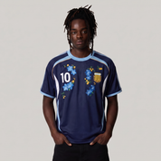 ARGENTINA EMBROIDERED JERSEY