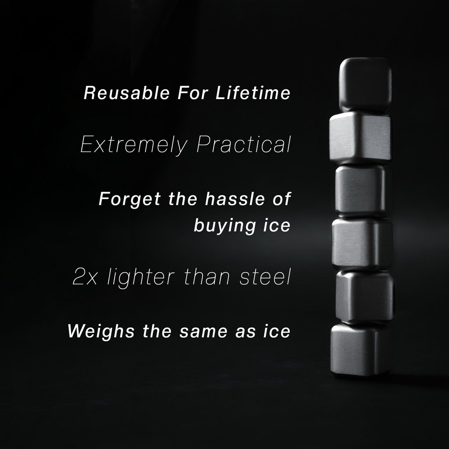 Taima® Iskuber i ren titan