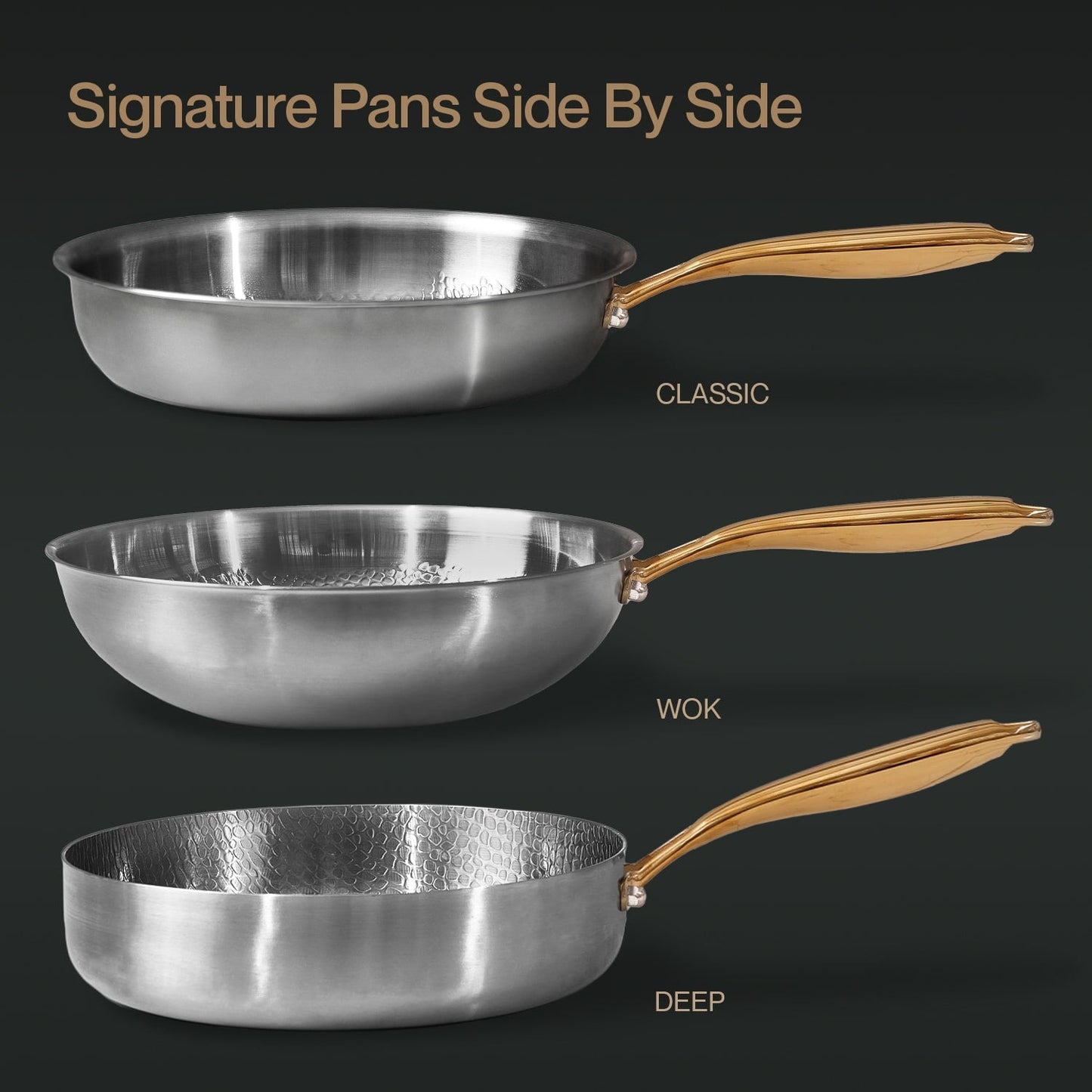 Signature-panna i ren titan – Komplett set (8 delar)