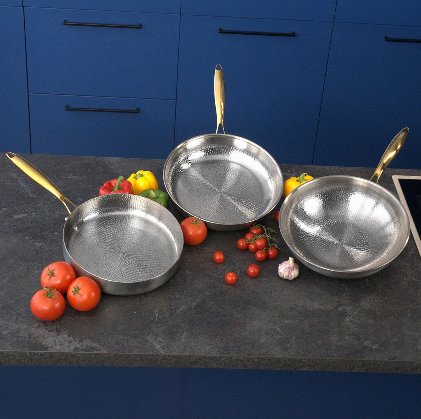 Signature-pannset i ren titan (6 delar)
