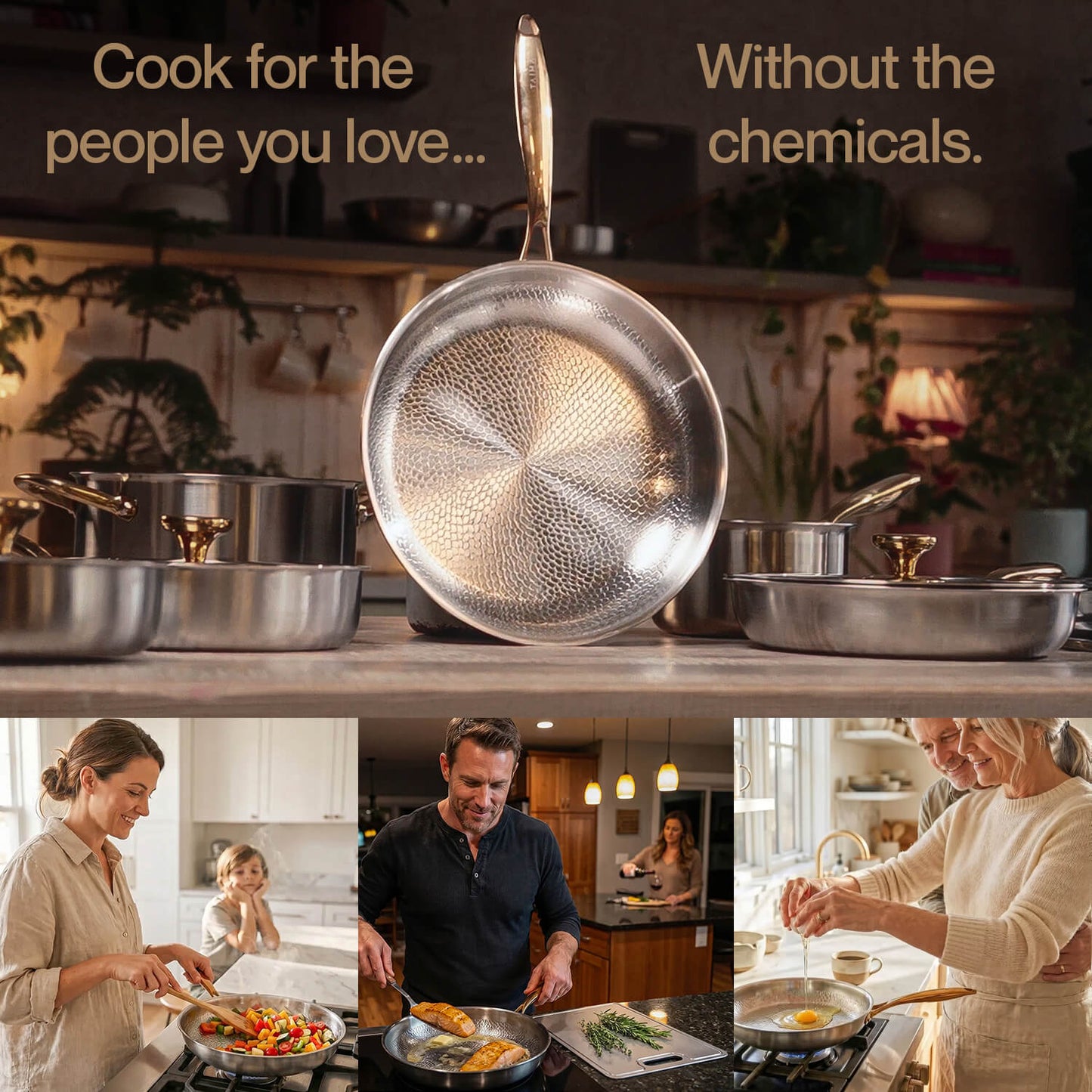 6x Taima Titanium Nutri Pan Pro